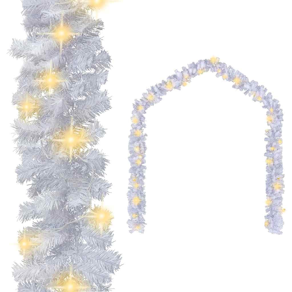 Guirnalda de Navidad con luces LED de 10 m de color blanco, 150 ledes de luz blanca cálida, 4 efectos de luz, impermeable, ahorro de energía, para interior y exterior, ideal para jardín