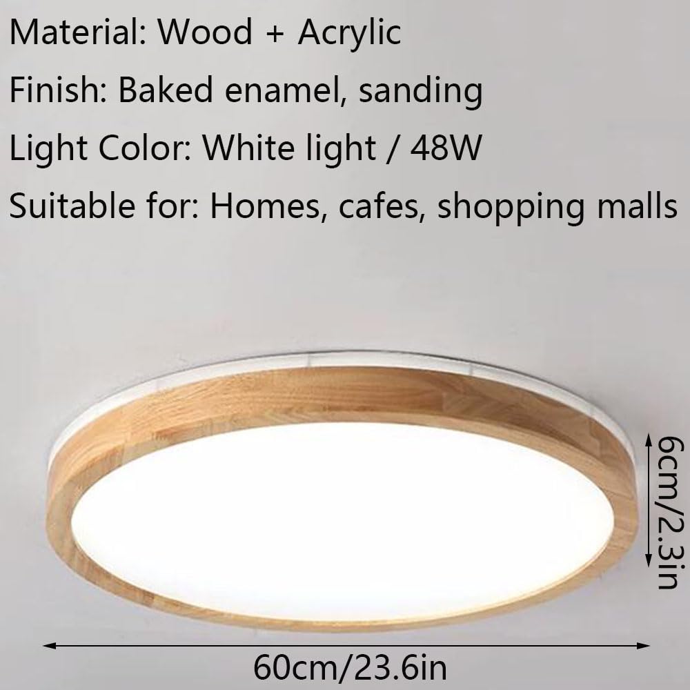 Lampada Da Soffitto Rotonda Moderna Luce Bianca Fredda 6000K - Apparecchio
