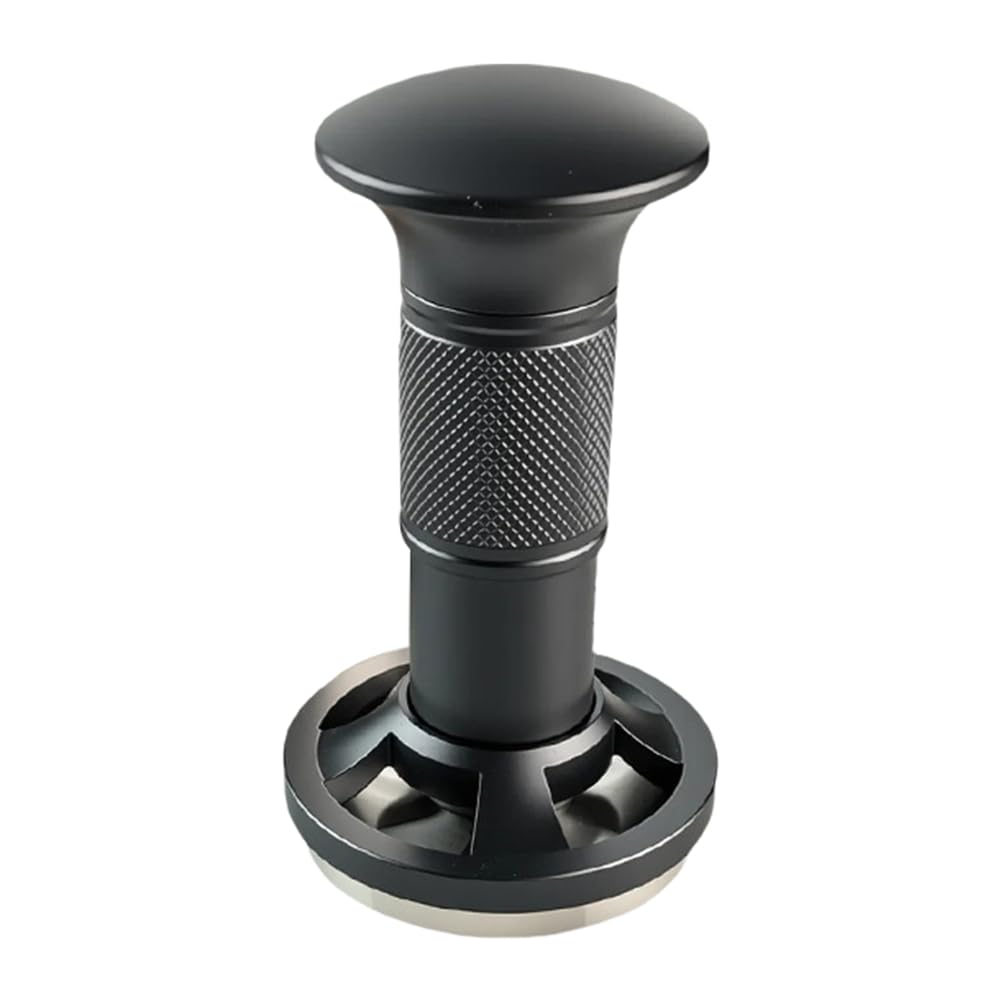 Hndhbfgrt Calibration Spring Loaded Constant Force Impact Coffee Tamper Espresso Tool with Ripple Base 51MM