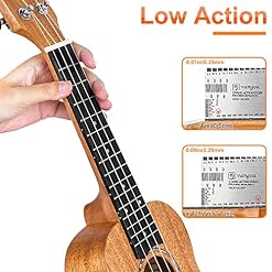 Vangoa Ukulélé Soprano Kit Débutant 21 Pouces Ukulélé Acajou pour Débutant Professionnel Enfant - Les Beatles, Paul McCartney, John Lennon, RIngo Starr, George Harrison Vangoa Ukulélé Soprano Kit Débutant 21 Pouces Ukulélé Acajou pour Débutant Professionnel Enfant – Image 5