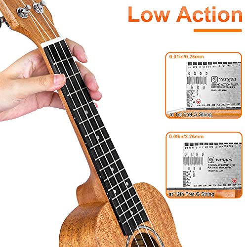 Vangoa Ukulélé Soprano Kit Débutant 21 Pouces Ukulélé Acajou pour Débutant Professionnel Enfant - Les Beatles, Paul McCartney, John Lennon, RIngo Starr, George Harrison Vangoa Ukulélé Soprano Kit Débutant 21 Pouces Ukulélé Acajou pour Débutant Professionnel Enfant – Image 6