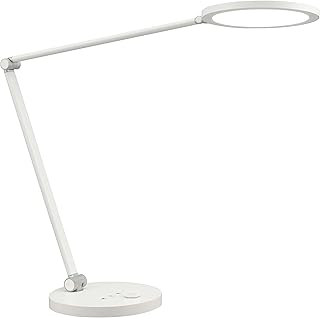 オーム(OHM) デスクライト スタンドライト LED【調光調色&タイマー機能付】電気スタンド 卓上 ODS-LDC6K-W 06-1850 オーム電機