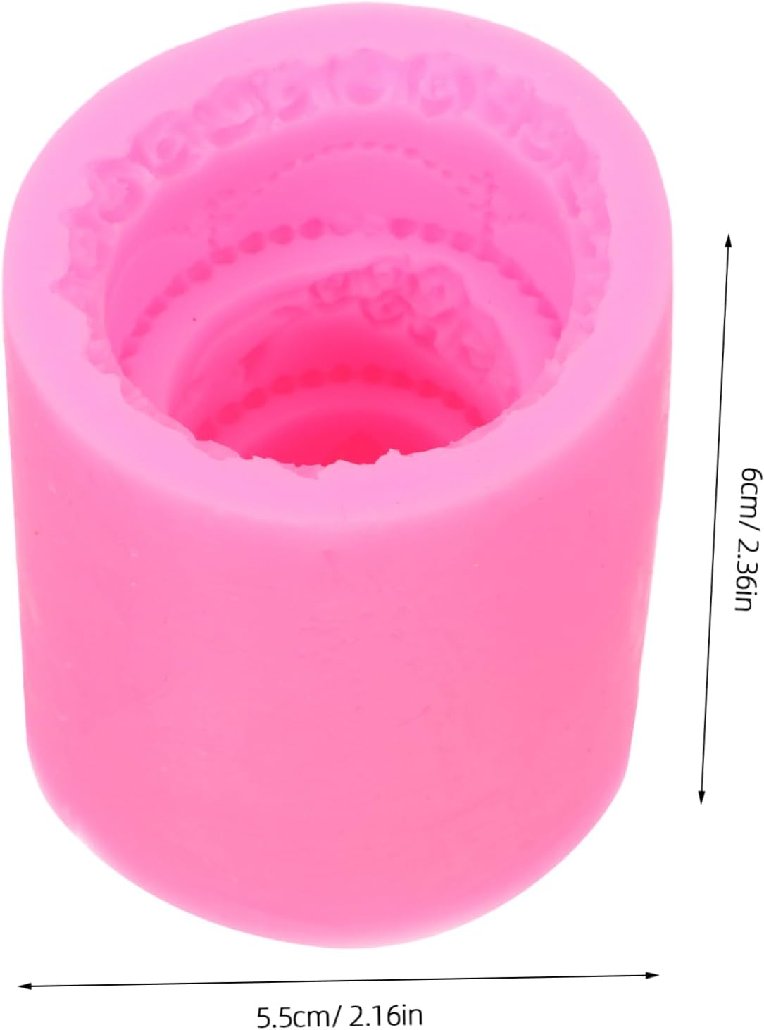 Alipis Silicone Cake Mold Layer Birthday and Wedding Cakes Random Color Fondant Molds for Baking Soap and Candle Making Made from Food-grade Silicone