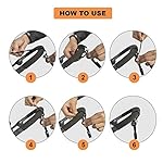 Kinderwagen Haken, LATTCURE Kinderwagen Klammern Haken Clips Stroller Hooks für Einkaufstasche Spielzeug Wickeltasche Winter Decke, Kinderwagen Zubehör (6 Stück)