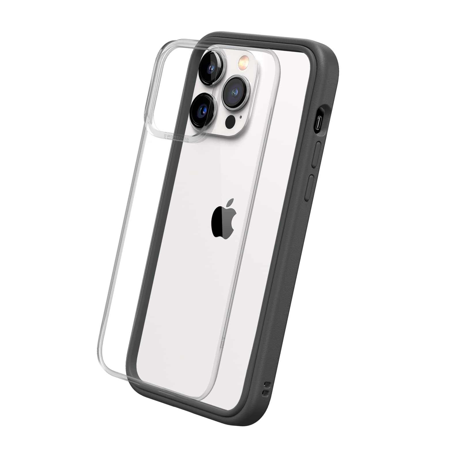 RhinoShield Modular Case Compatible with [iPhone 14 Pro Max] | Mod NX - Customizable Shock Absorbent Heavy Duty Protective Cover 3.5M / 11ft Drop Protection - Graphite