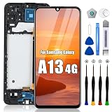 EFAITHLIFE Sostituzione Schermo per Samsung Galaxy A13 4G, con Telaio A135 A135f A135u A135m A137 A137F A137F/DSN A137F/DS, Assieme digitalizzatore Display LCD con Strumenti di Riparazione