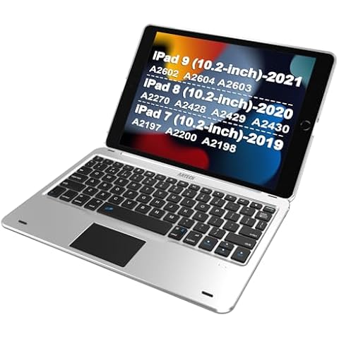Arteck iPad 9th Gen Keyboard Case with Trackpad Cover