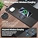 Mouse Pad with Wireless Charging, Gaming Mouse Pad with Ultra-Smooth Surface, Large XXL Desk Mat, Non-Slip Mouse Mat, Waterproof Computer Keyboard Pad for Gaming, Desk, Office, PC, 800x400x4MM, Black