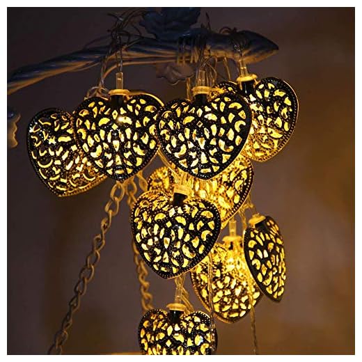 LED järnkonst vård ihålig ljusslinga, dekor LED-ljusslingor 40 LED-lampor dekorativ älva batteridriven guld/silver (2 uppsättningar), guld