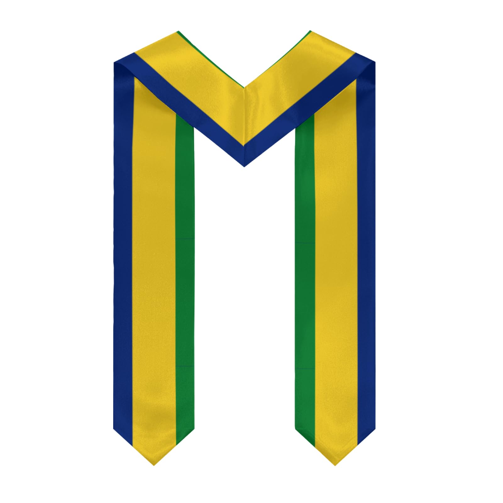 DABOYOZHZH Saint Vincent and the Grenadines Emblem Graduation Stole Shawl Sash Honor For Study Aboard International Students