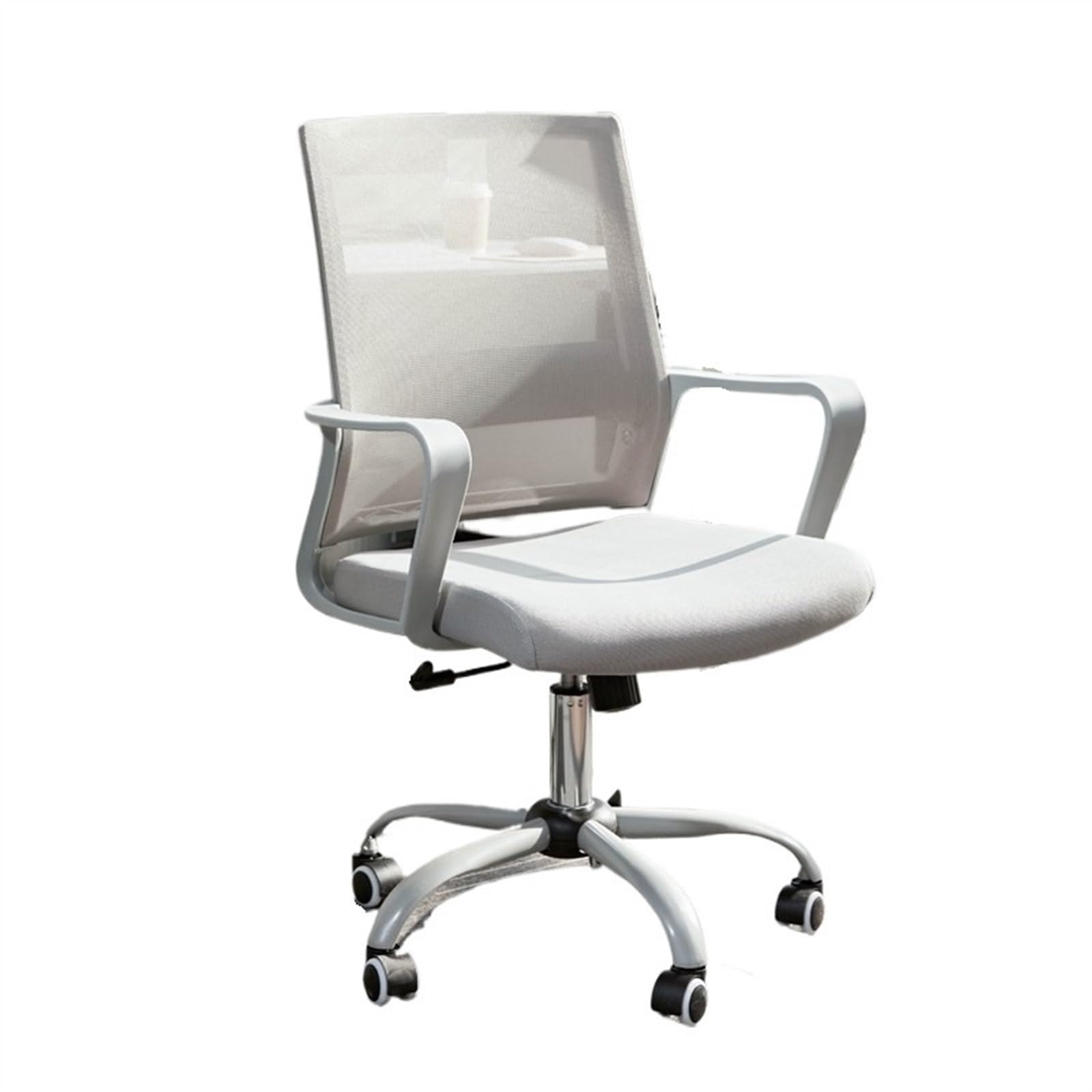 Sedia Ufficio Sedia da Gaming Sedia da ufficio con rotelle ruote Home Office Poltrona(Grijs)