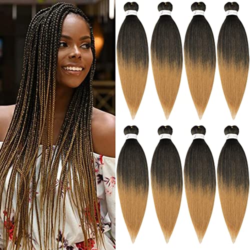 Pre-stretched Braiding Hair Extension Professional Crochet Braidi...