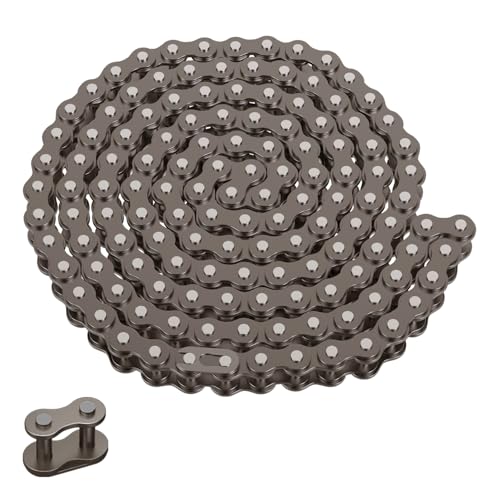 HIAORS 25H Drive Chain 132 Link Compatible with Razor MX650 MX500 SX500 SX650 Mcgrath Electric Dirt Bike Minimoto Motocross XRF500 Mini Rocket Scooter Heavy Duty Parts with 25H Master Link