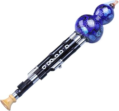 Beginner Professional Blue Gourd Silk B Flat C Key Performance Instrument Blue Gourd Silk Professional HulusiB tune