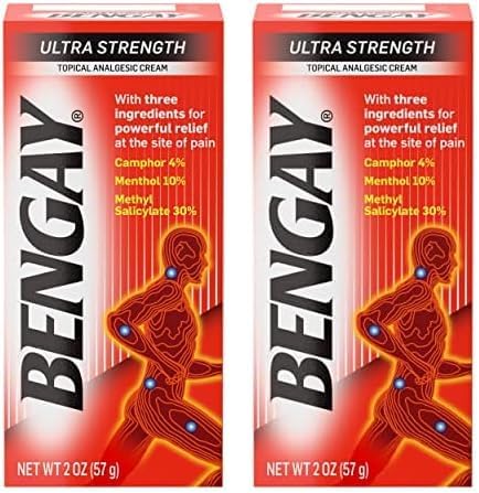 Miniatura 1 de Bengay Crema tópica ultra fuerte para aliviar el dolor, analgésico no grasoso para artritis menor, músculo, articulaciones y dolor de espalda,