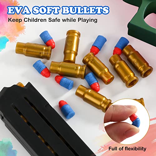 Shooting Game Toy, Soft Foam Bullet Blaster Toy, Manual Reloading Ejection Of Bullet Cases For Educational Toys Pistol Model For 14+ Youth Gift #TOP2