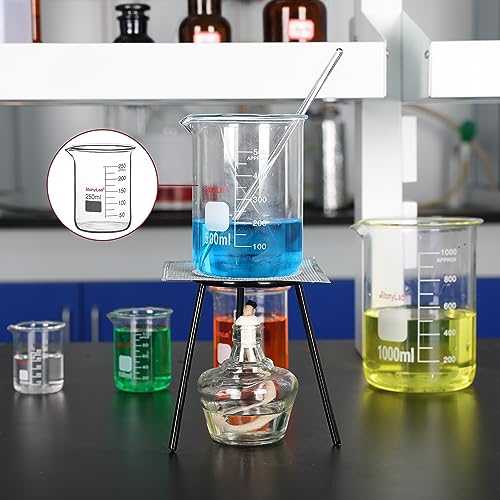 Bécher en verre stonylab de qualité supérieure en forme basse de 1000 ml - 7