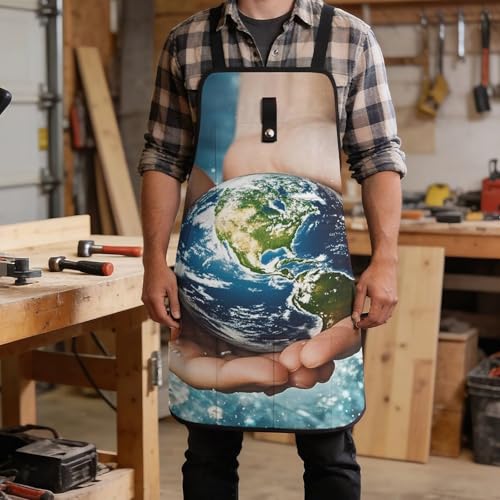 Delantal de trabajo ajustable para hombres y mujeres miniatura 5