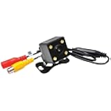 Pyle PLCM4LED Car Van Bus Backup Rearview Camera Parking/Reverse Kit, Waterproof Night Vision Cam, Distance Scale Lines, Swivel Angle Adjustable Cam