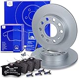 ATE Bremsenset Hinterachse inkl. Bremsscheiben Hinten Ø 245 mm Voll und Bremsbeläge Hinten, Passend für AUDI A4 B6 (8E2) (8E5) (8H7), A4 B7 (8EC) (8ED) (8HE); SEAT EXEO (3R2), EXEO ST (3R5)