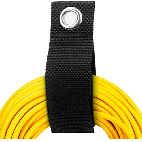 Generic 10Pcs Nylon Heavy Duty Extension Cord Wrap Holder Organizer Hook And Loop Strap For House Basement Rv Garage Hook Cable Rope Wrap Hanger Xxl #TOP7