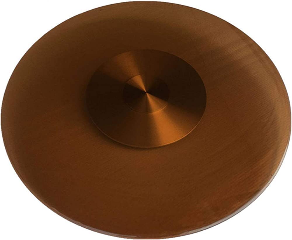 Lazy Susan - Vassoio girevole da pranzo, senza inclinazione, base in acciaio e plastica, perfetto per intrattenere