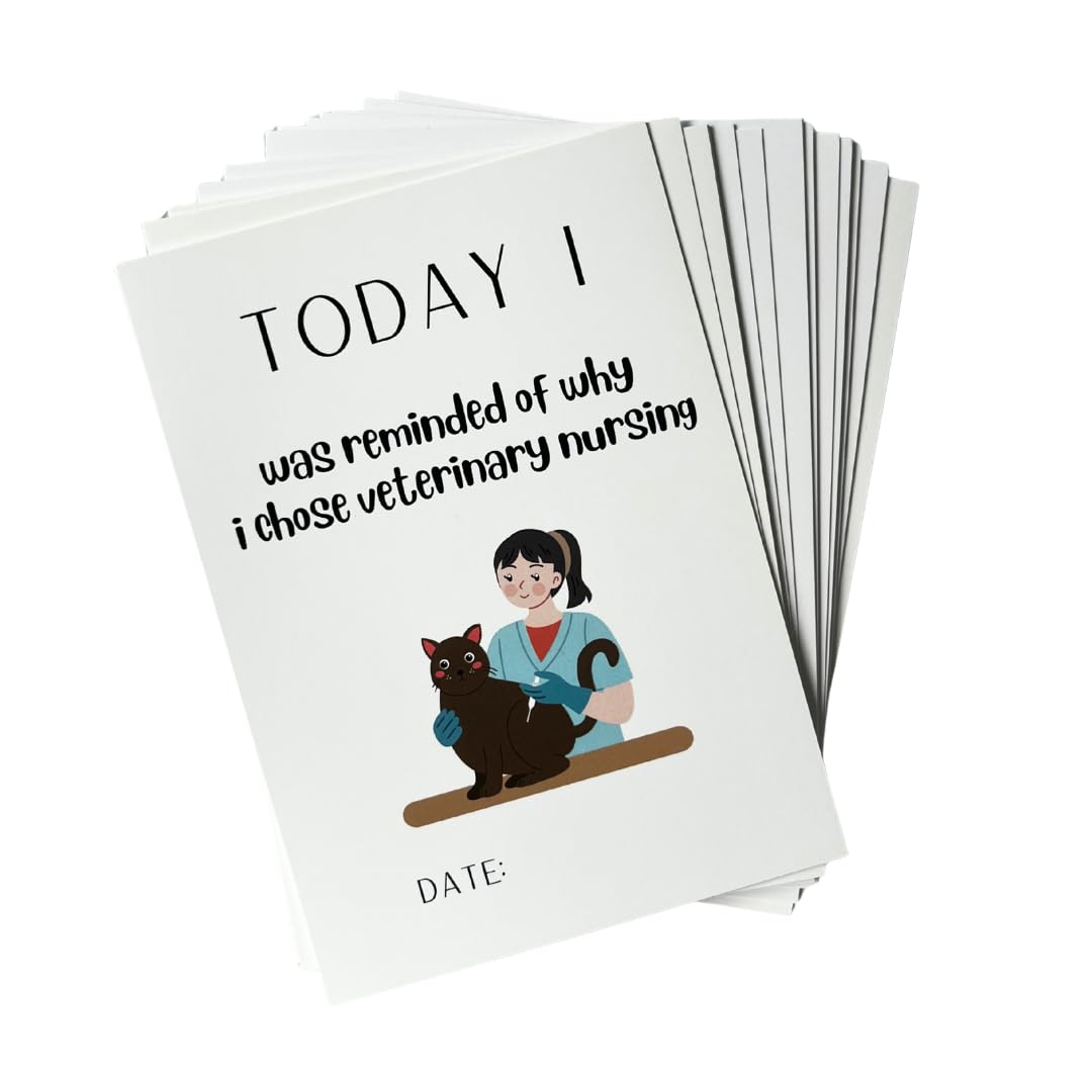 Student Veterinary Nurse Milestone Cards, Achievement Tracking Cards, Student Veterinary Nurse Gifts, Gift for Student, Set of 20 (Handpacked in Standard Packaging) - Image 4