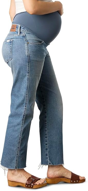 Levi Strauss Signature Gold Women's Maternity Comfort-Stay Straight Leg Jeans