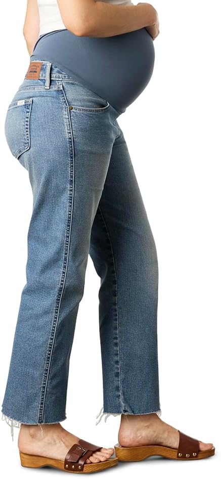 Levi Strauss Signature Gold Women's Maternity Comfort-Stay Straight Leg Jeans