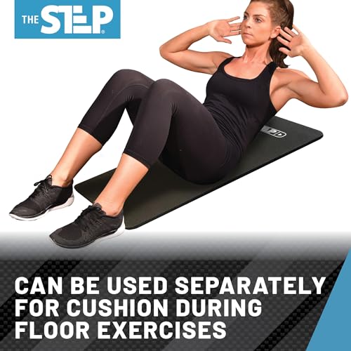 The Step Small Exercise Mat - Premium Workout Mat for Home Gym and Studio Use, Extra Comfortable Yoga Mat, Easy-to-Clean and Durable Material - Yoga Mats for Home Workout - Thumbnail 7