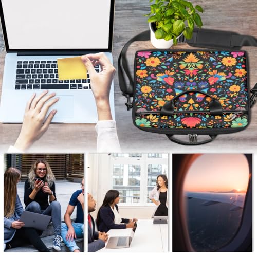 Maletín delgado para laptop 15 pulgadas estilo étnico miniatura 6