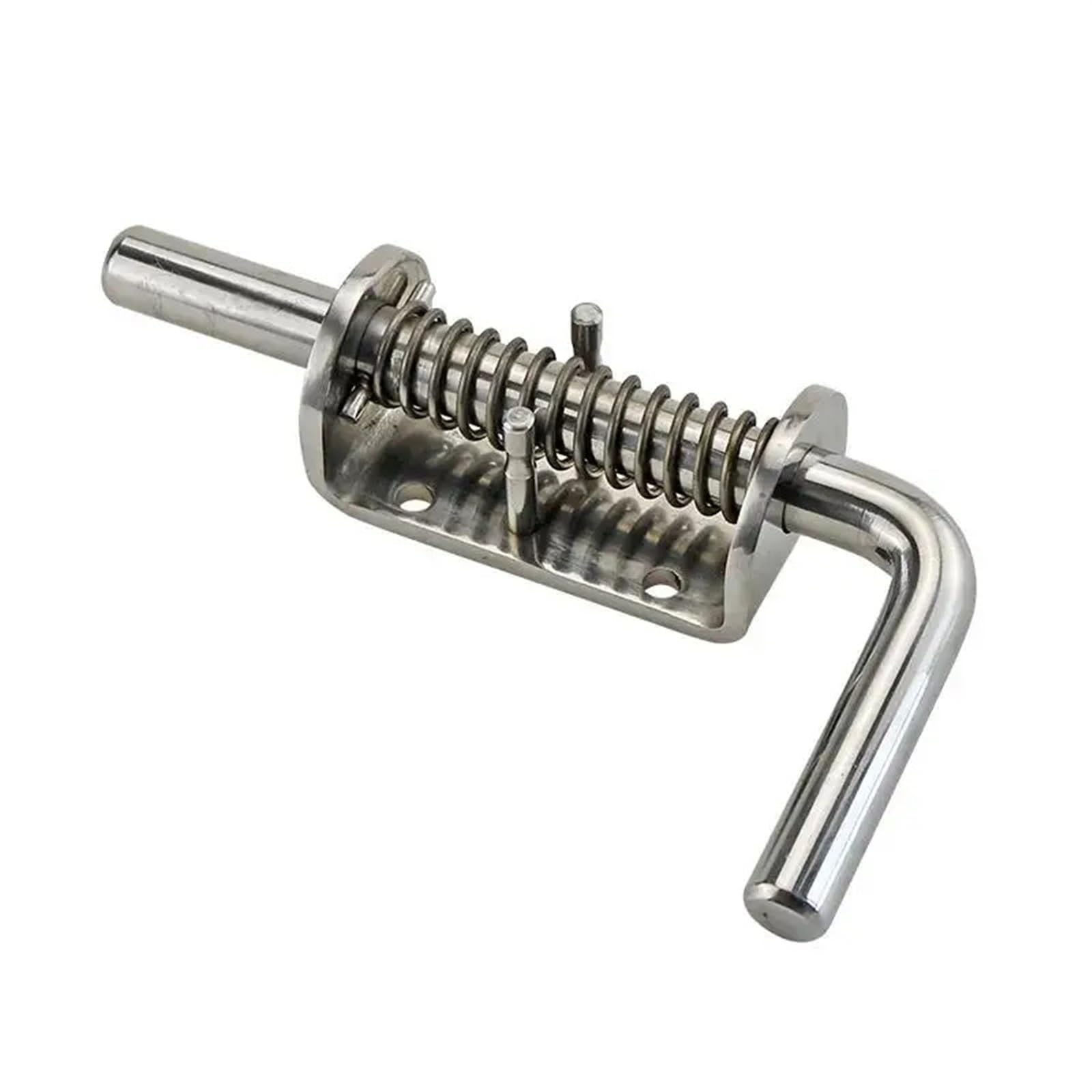 Tige de verrouillage à ressort en acier inoxydable robuste pour porte de hangar et garage