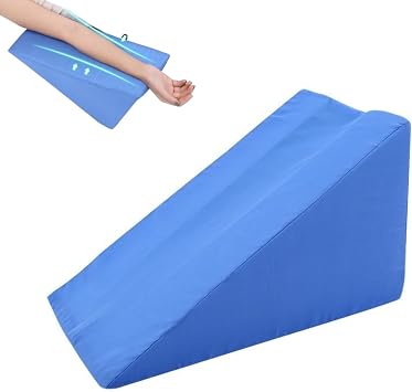 Arm Elevation Pillow Triangle Wedge Pillow for Arm Support After Surgery, Sponge Elbow & Forearm Elevator Pillow for Sleeping, Post Surgery Recovery & Bedridden Care
