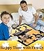 Jigsaw Puzzle Board 1000 500 Piece, 4 Storage Tray Portable Sorting Table Mat Holder for Adults Large Puzzles Accessories Organizer Gift Frame Keeper Pad Saver with Case Sticker Glue Sheets Kids Gift