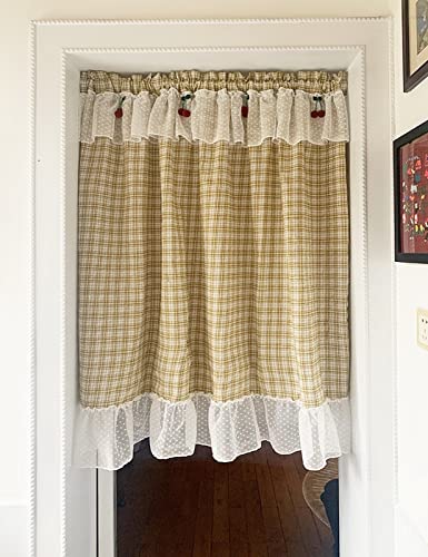 A.Monamour Tenda Corta per Finestra Piccola Cotone...