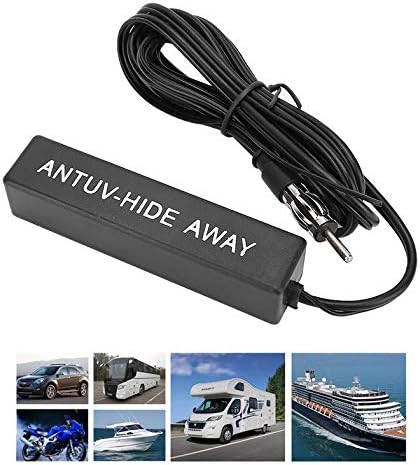 Miniatura 5 de Antena amplificada oculta, radio AMFM estéreo electrónica universal de 12 V, antena amplificada oculta para coche, camión, barco, RV, SUV, radio