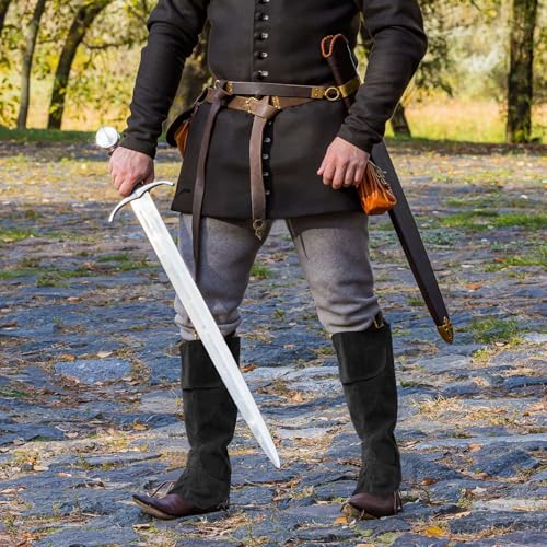 Couvre-bottes médiéval pirate pour homme – vue 4