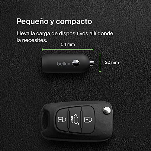 Cargador coche 30W Belkin soluciona la batería baja de tu iPhone 14 mientras conduces 5