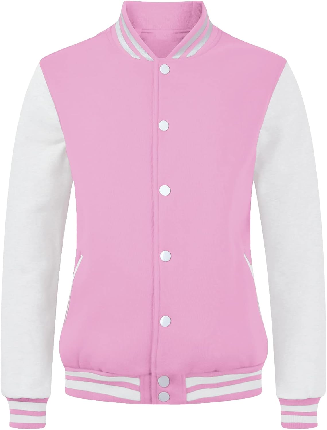 Yuji Itadori Women Varsity Jacket Baseball Lightweight Outwear Fleece Coat Button Down Clothes