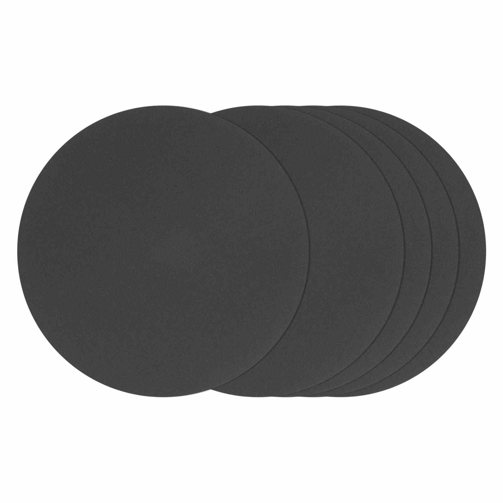 Kozelo 30Pcs Sanding Discs 152 mm 800Grit Hook and Loop Sandpapers Black