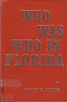 Hardcover Who Was Who in Florida. Book