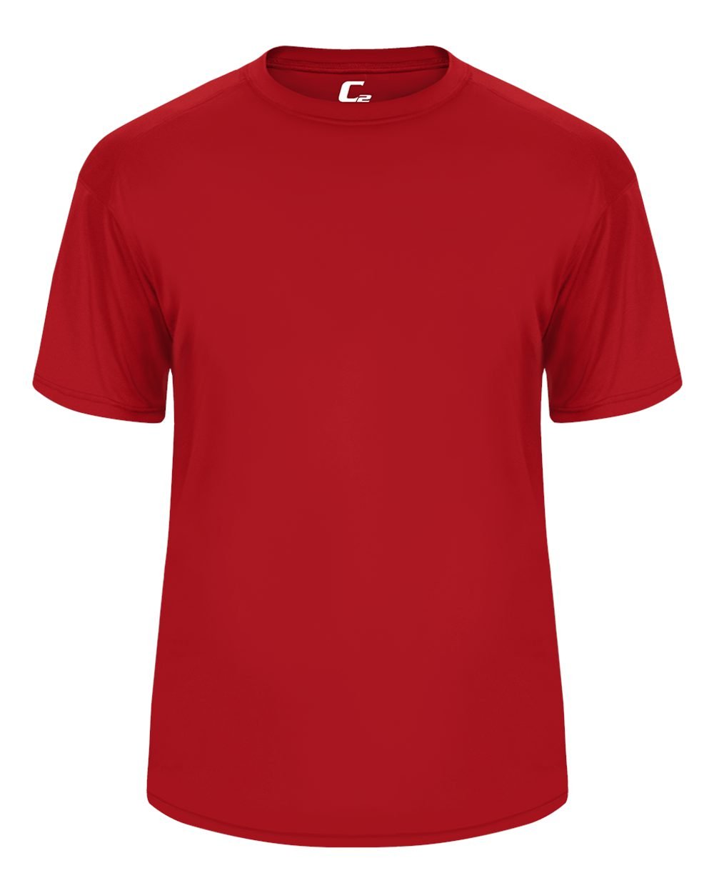 Badger Sport C2 Red Youth Small Short Sleeve Wicking Tee