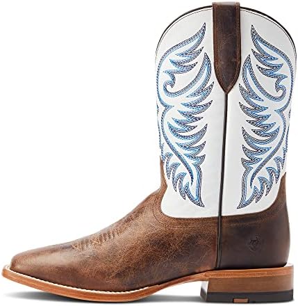 Ariat Mens Wiley Western Boot Pecan Brown/Coastal Cream 8.5 | Image 1
