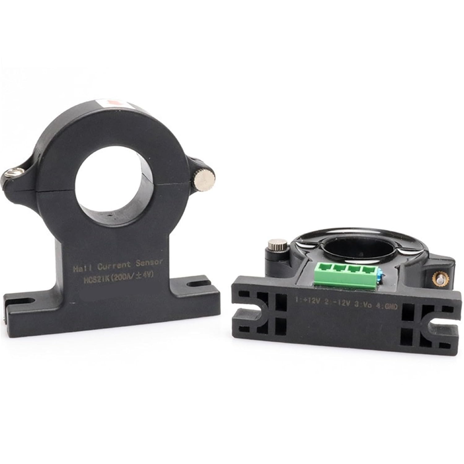 Hall Current Transducer in DC 50A 100A 200A 300A 400A 500A 600A Out DC ±4V CT Transformer Hall Effect Current Sensor Split Core HCS21K(50a)
