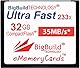 eMemoryCards 32GB Ultra Fast 35MB/s CF Speicherkarte kompatibel mit Canon 10D/20D/30D/40D/50D/1D/1Ds/5D/5Ds/7D Mark I/II/III/IV, Nikon D, Olympus E, Sony Alpha, Leica S Kameras