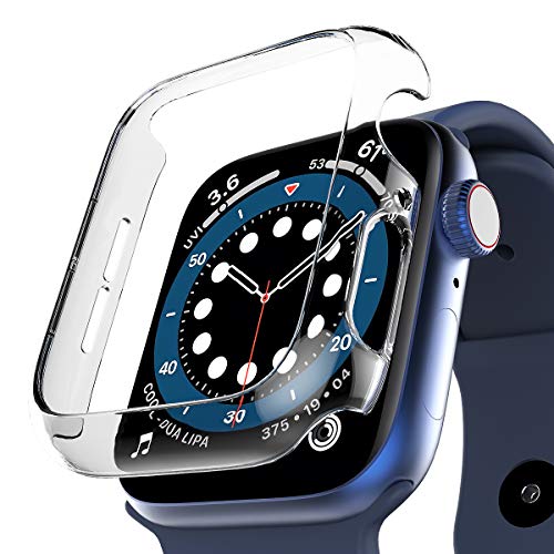 �yararee�z Apple Watch SE3 44mm �Ή� �P�[�X �N���A ���^ �y�� �|���J�[�{�l�C�g ���� �X���� �n�[�h �J�o�[ �ی�P�[�X [ AppleWatch 44 mm SE2 SE & Series / 6 / 5 / 4 �A�b�v��