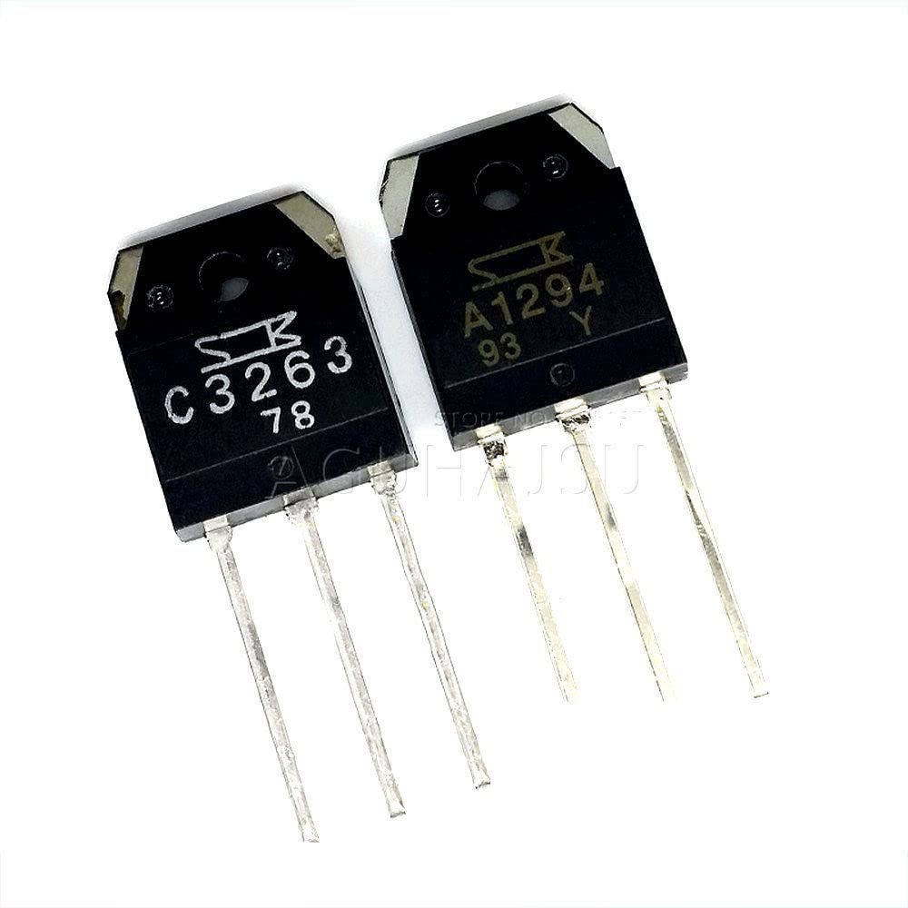 5 paia, 2 pezzi 2SC3263 e 2 pezzi 2SA1294 C3263 A1294 transistor