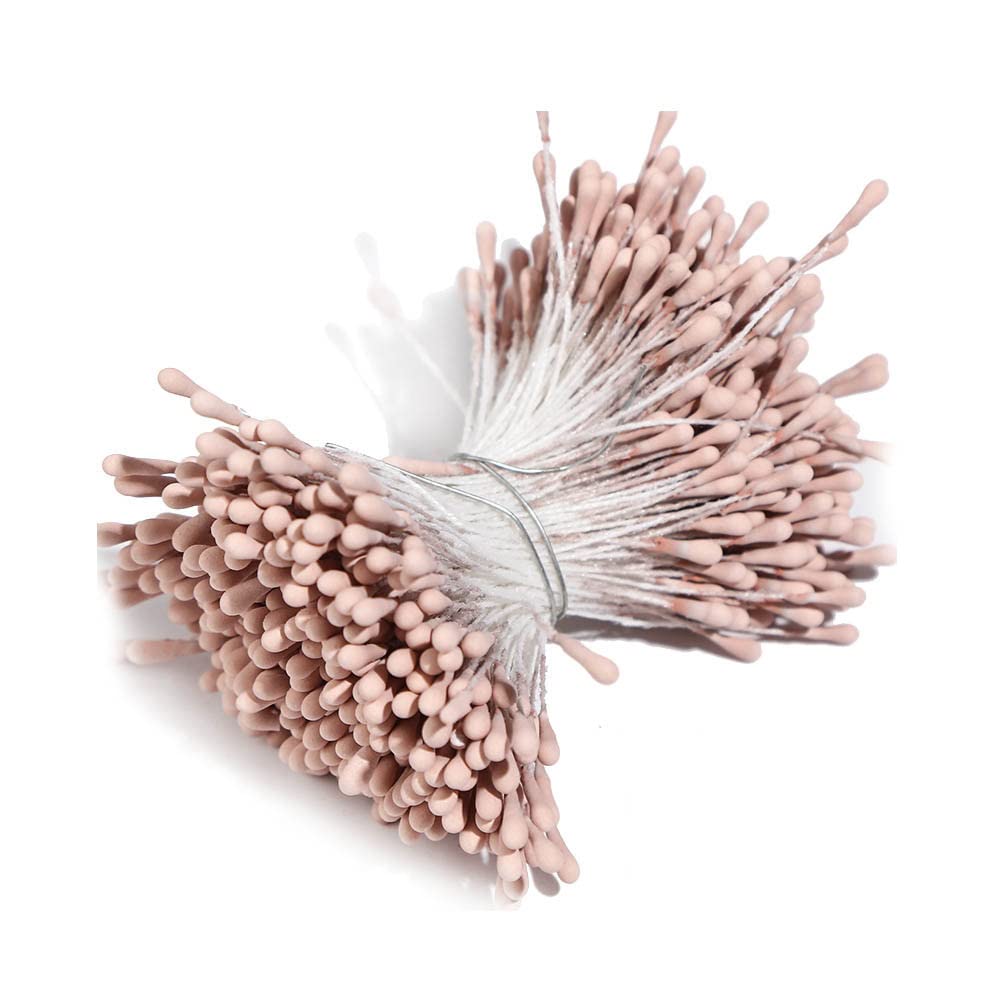 GIVBRO Flower Stamens Pistil DIY Floral Center Decoration for Simulation Flower Making Nylon Stockings Flower Accessories, 400pcs (#H)