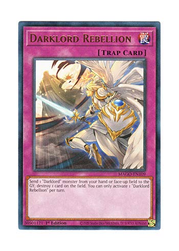 Amazon.co.jp: 遊戯王 英語版 MAGO-EN109 Darklord Rebellion 背徳の堕