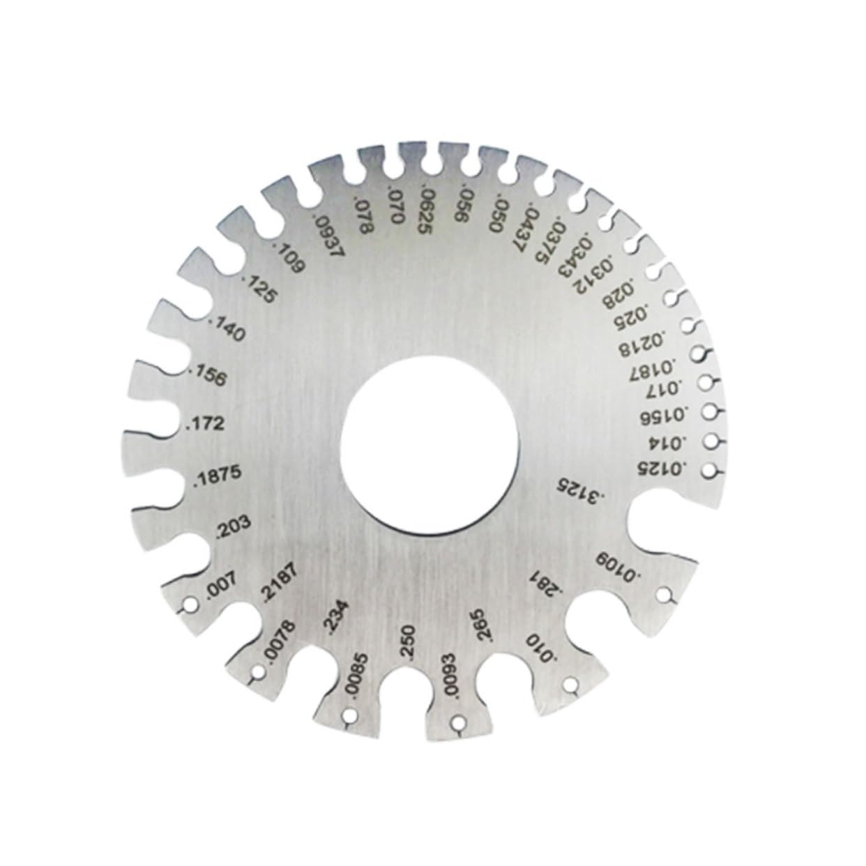 MUCKLILY 1pcs Weld Inspection Gauge Weld Gauge Fillet Weld Gauge Silver High Precision Weld Gauge